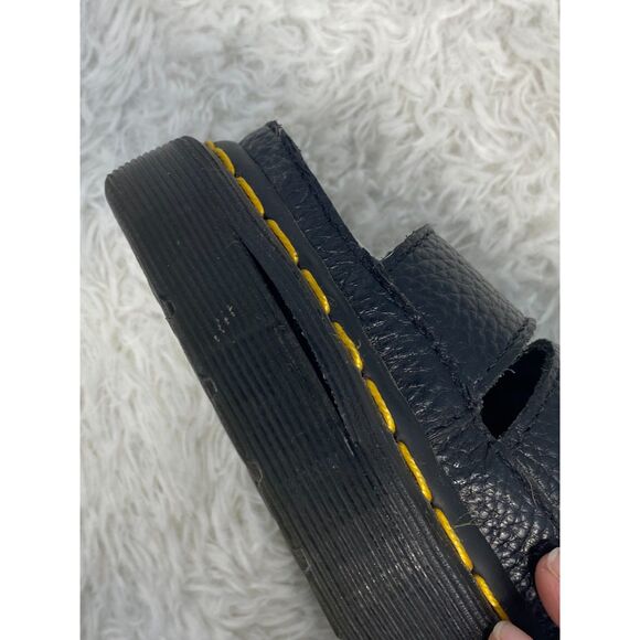 Dr Martens Clarissa Quad Black Leather Platform Sandals UK5 Us7 - Picture 8 of 8